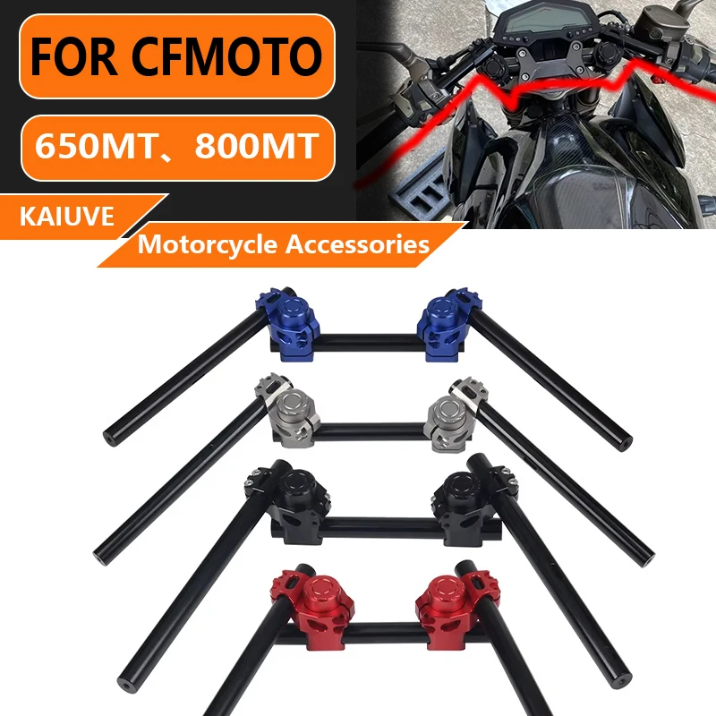 

Для CFMOTO 800MT MT800 650MT MT650 CLX 700 650 MT 800 MT Аксессуары для мотоциклов Ретро Разделенный руль Поперечина рулевого колеса