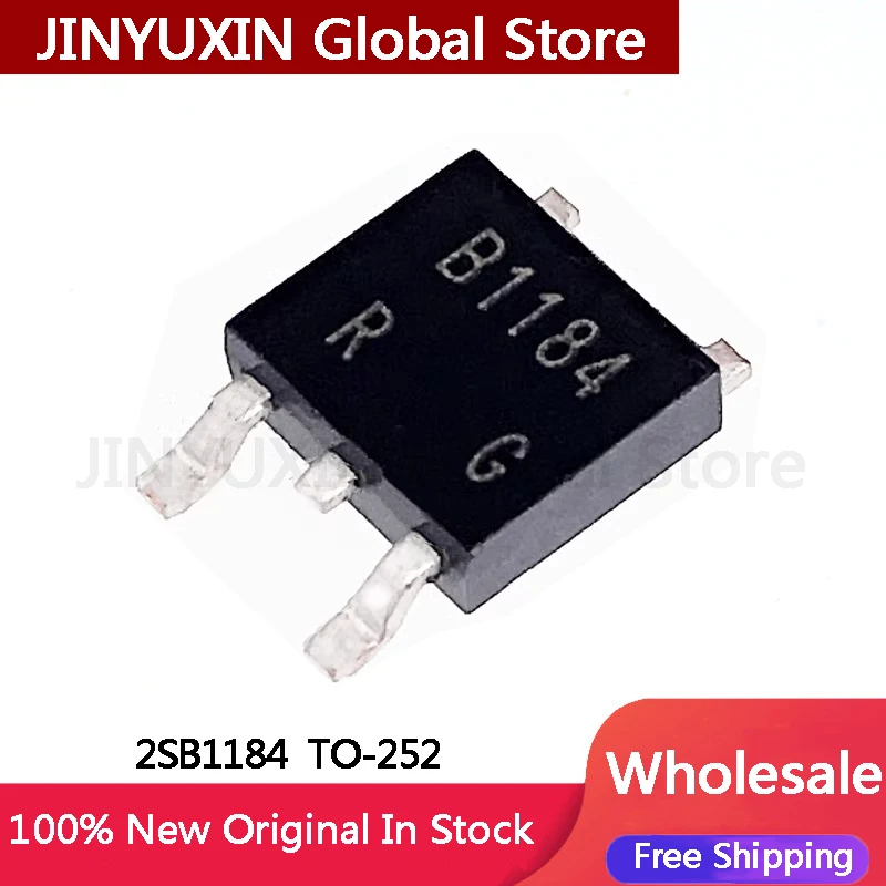 20-100Pcs B1184 2SB1184  Triode TO-252 IC Chip Stock Wholesale