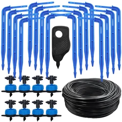 Greenhouse Drip Irrigation 4-way 3/5mm Drip Arrow 2-way Transmitter Irrigation Watering System for Pot Garden Lawn 10set/20set