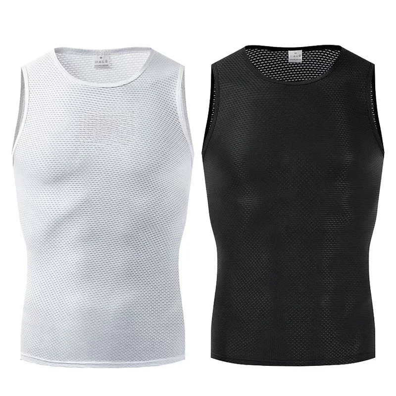 AliExpress 2024 UAE Team Cycling Base Layer Summer Jersey Sleeveless Cycling Vest MTB Road Bike Vest Mesh Bicycle Underwear Cycling Clothes