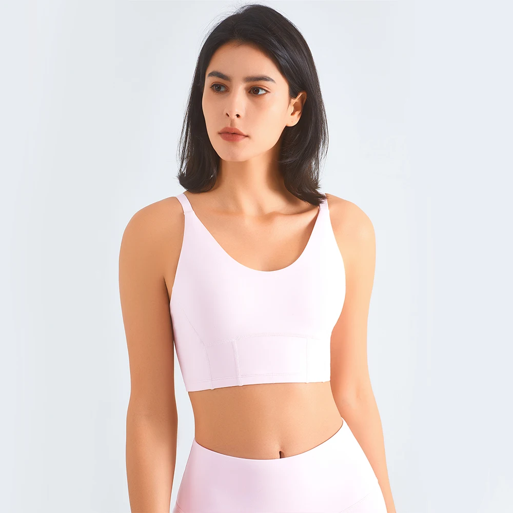 Vnazvnasi Summer New Item Adjustable Women Sports Bra No Move Non-Slip Fitness Tops Outside Running Yoga Clothing Good Quality