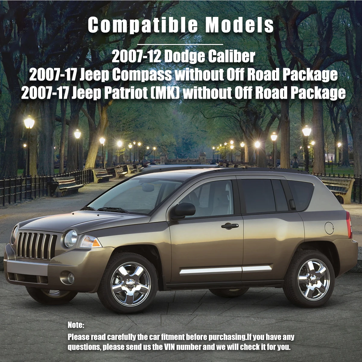 Svenubee 4個リアアッパーコントロールアームキットドッジ口径ジープコンパスパトリオット2007 2008 2009 2010 2011 2012 2013 2014-2017
