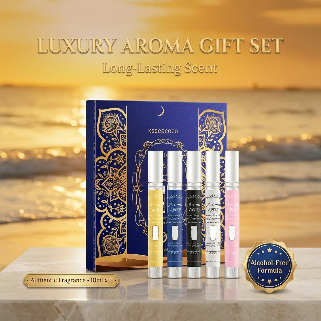 

Arabic Perfume Gift Box Classic Series Neutral Perfume Alcohol Free Natural Lasting Fresh Elegant and Charming Floral Fragrance