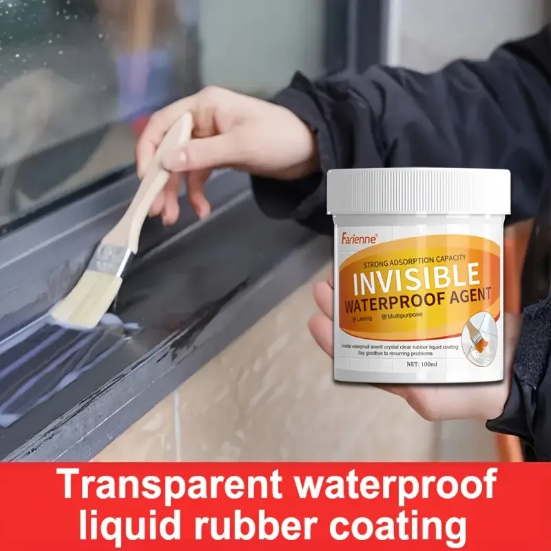 

Farienne 100 мл кристально прозрачное водостойкое жидкое резиновое покрытие высокой вязкости бесшовное уплотнение от утечек авто ремонт желоба в помещении