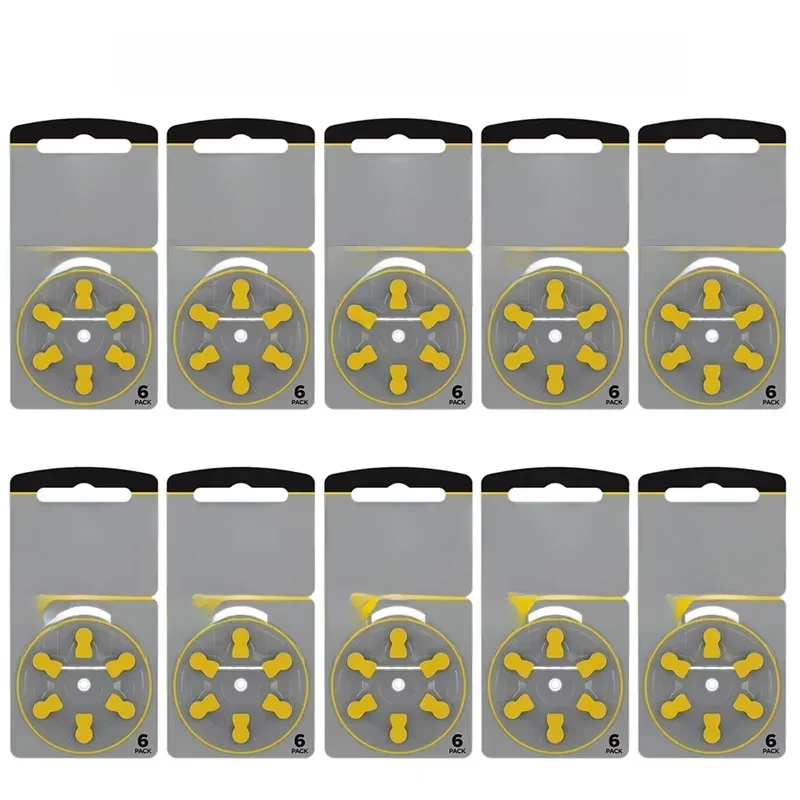 6-60 pièces Rayovac Batteries pour appareils auditifs supplémentaires batterie A10 10A PR70 10 batterie Zinc Air pour aide auditive numérique