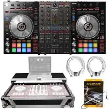 BEST SALES Pioneer DJ DDJ-SX3 4-channel DJ Controller for Serato DJ Pro with Flight Case Package