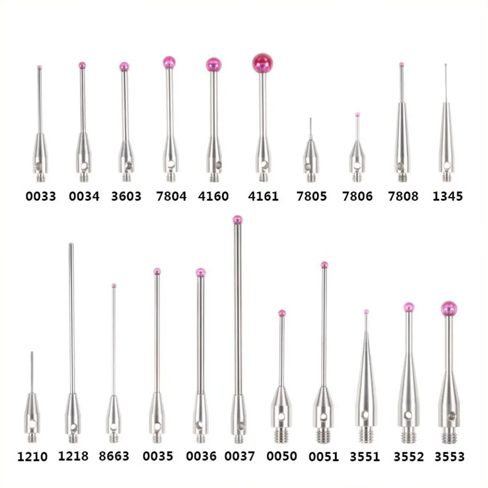 Imagem -04 - Stylus Coordenado Tridimensional de Renishaw Stylus da Sonda do Rubi do Cnc 0.5 mm 1.0 mm 1.5 mm 2.0 mm 3.0 mm