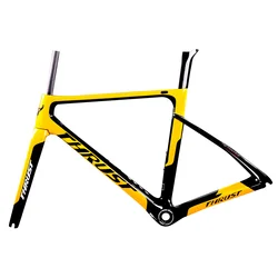 RF10 2024 new T1000 Carbon Road Bike Frames Fit Di2/Mechanical Derailleur Racing Speed Frame V Brake Bicycle Frameset