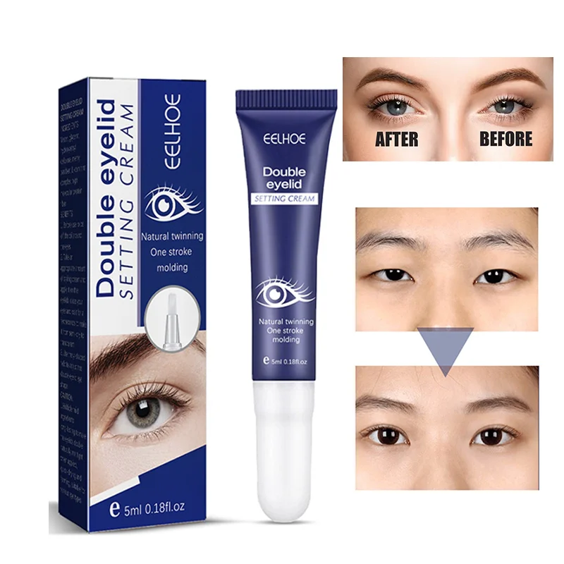 Double Eyelid Setting Cream 5ml Natural Invisible Long Lasting Double Eyelid Shaping Cream Eye Makeup Tool