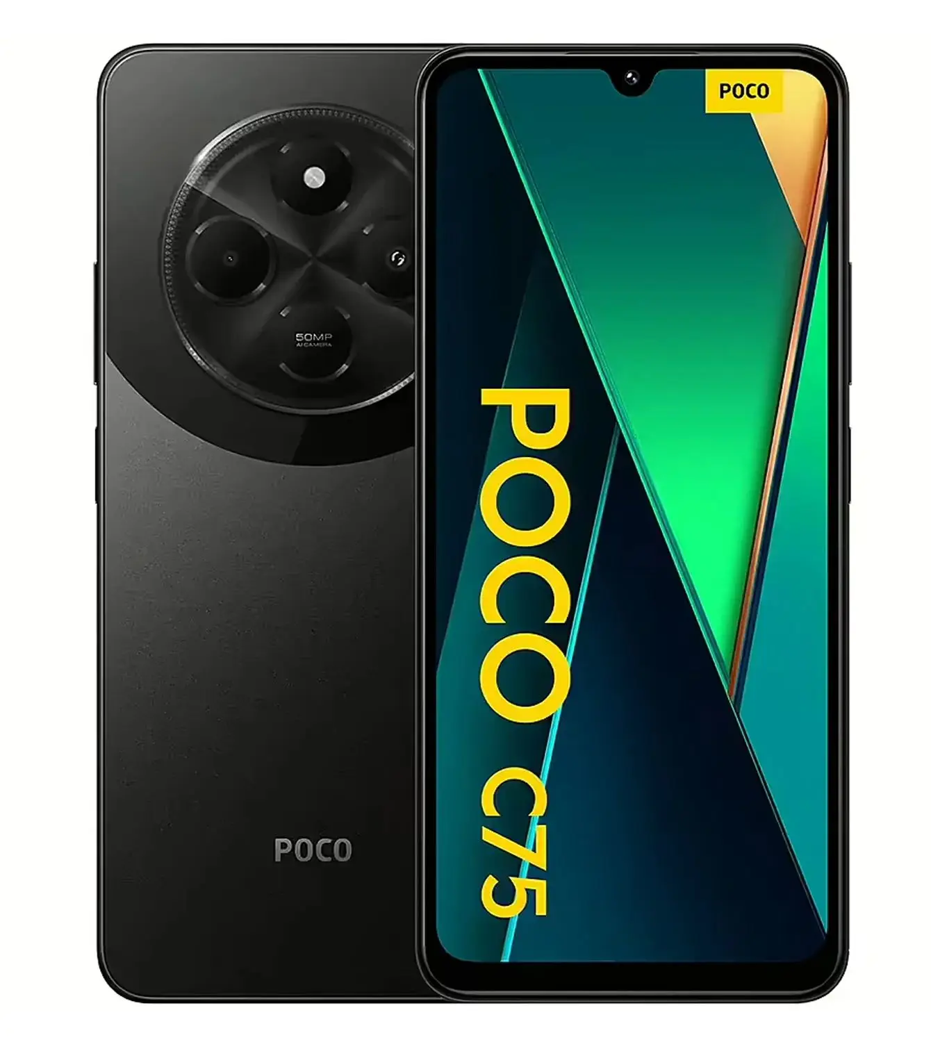 Xiaomi Poco C75 Global 256GB 8GB RAM 4G Dual SIM 6.74 شاشة "-Global Black