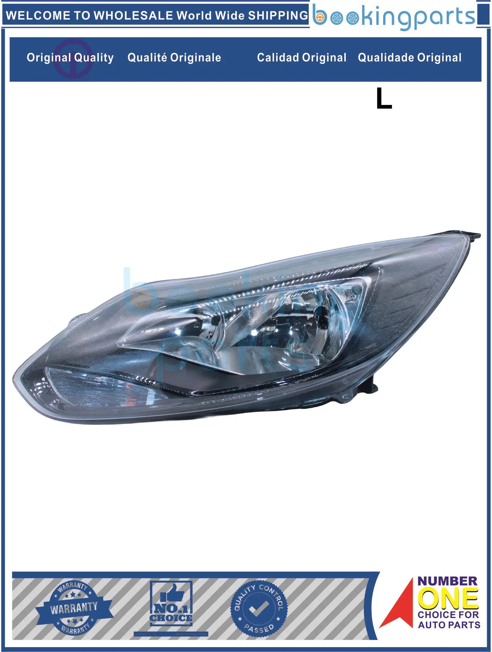 

HEA43557(L),431-11A4M,43111A4M Headlamp For FORD FOCUS III