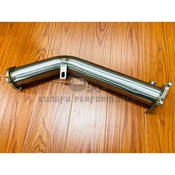 KUNGFU PERFORMANCE Stainless Steel 304 AU DI A4 A5 Q5 B8 2.0 TFSI Exhaust Catless Downpipe 2009-2012