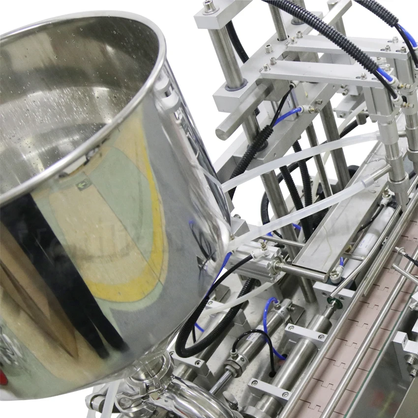 GT2T-280 Small Auto 5-1000ml Desktop Fillier Machine Painting Paint Small Vial Sauce Paste Cream Bottle Filling Machines Line