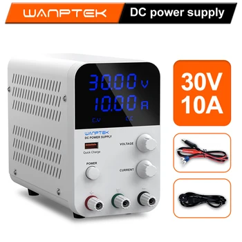 Wanptek adjustable DC power supply 30V 10A 60V 5A 120V3ALab bench power supply stabilized power supply voltage regulator switch