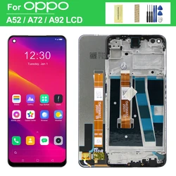 6.5'' For Oppo A72 A92 A52 CPH2069 CPH2067 LCD Display Touch Screen Digitizer Assembly Replacement for OPPO A72 LCD