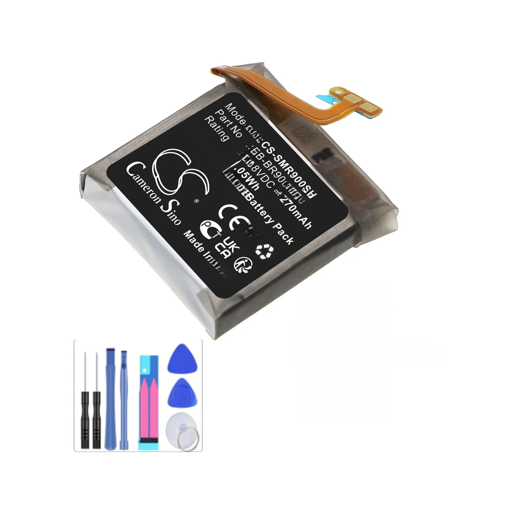 Smartwatch 270mAh Battery for Samsung Watch 5 40mm SM-R900 SM-R905 EB-BR900ABY GH43-05112A