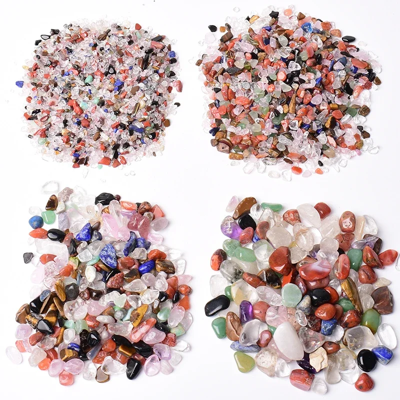 AliExpress RYCRYSTAL Natural Colourful Crystal Stone Gravel Specimen Polished Home Decor Colorful for Aquarium Healing Energy Stone Rock Mineral