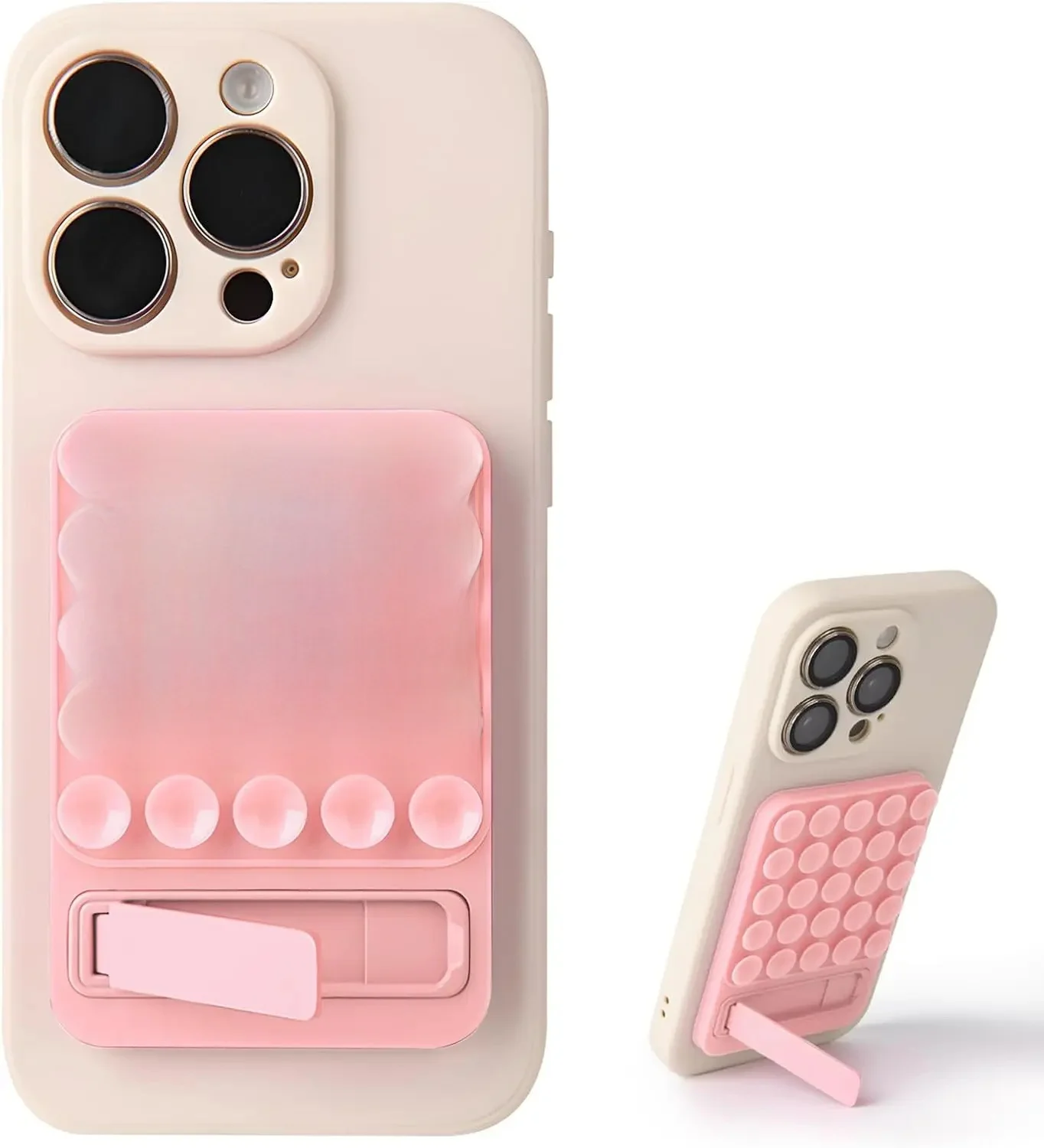 Support de téléphone à ventouse en Silicone, miroir de douche, support de téléphone adhésif pliable, accessoire pour Smartphones pour Selfies et vidéos