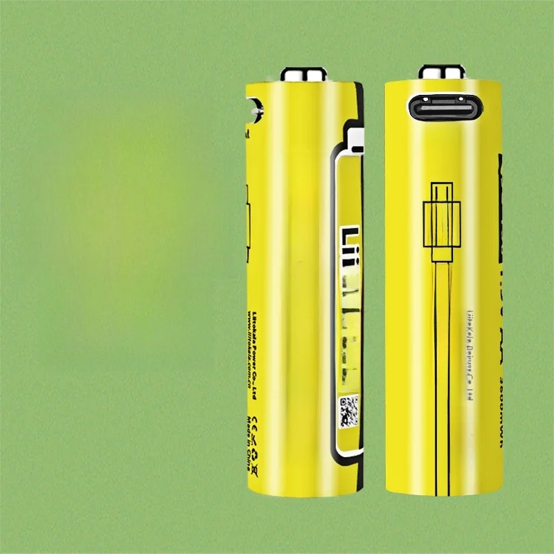 1-100 sztuk LiitoKala USB-T36 1.5V AA 3600mWh akumulator litowo-jonowy USB o dużej pojemności do zdalnie sterowanej myszy bezprzewodowej — zdjęcie 2