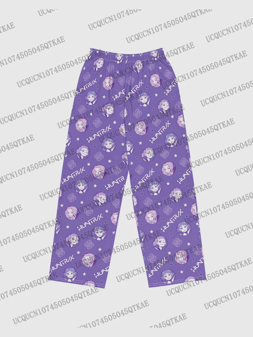 KPop شيطان الصيادين منامة 2025 KPop شيطان الصيادين الدب ثلاثية الأبعاد طباعة موضة عادية السراويل الطويلة لخريف طفل/الكبار بنطلون #4