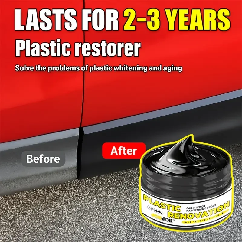 Car Maintenance Agent - Black Glossy Tires, Bumpers, Mirrors and Decorative Agents, Fade Resistant and Oxidation Resistant