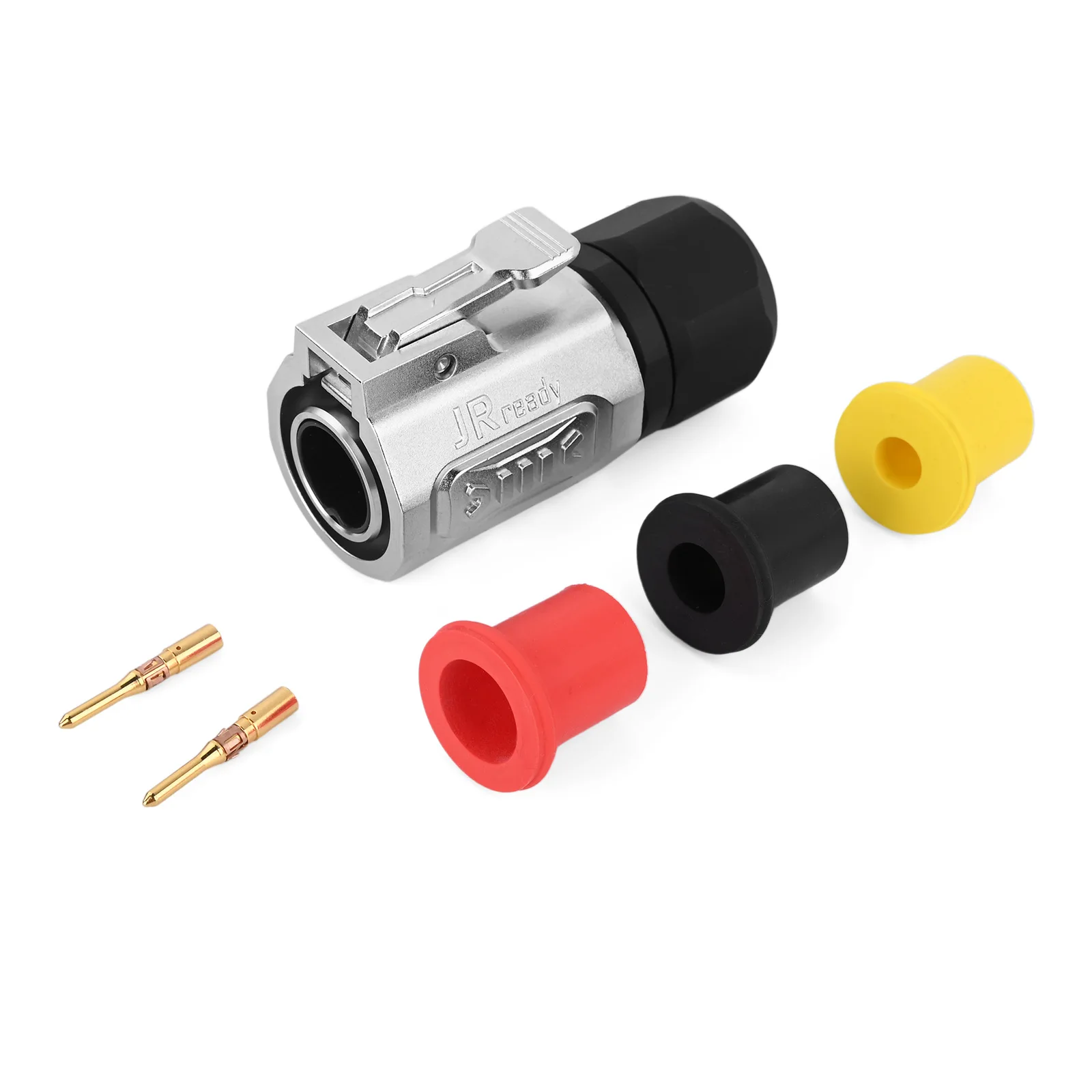 JRready JRSSW 2 3 4Pin IP68 Waterproof Wire Connector Pin Removal Tool 16A 300V Crimping Type 1-Mounting Hole Metal/Plastic Plug