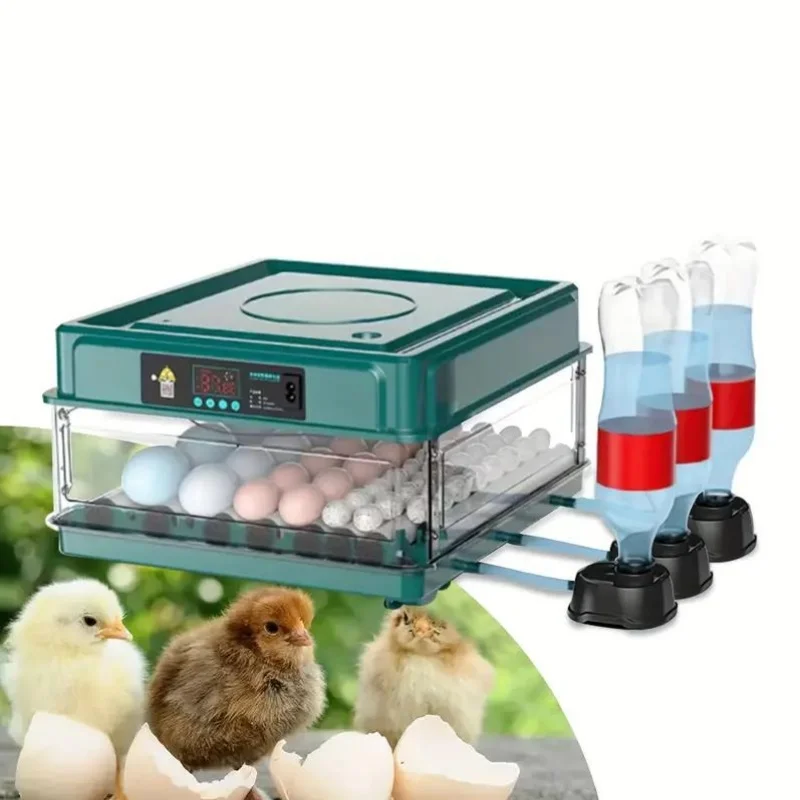 Incubadora de huevos de 220V, 24/36, chocadeadora de aves, codorniz, pollito, huevos, incubadora de granja, herramientas automáticas de incubación de granja, volteador de aves de corral