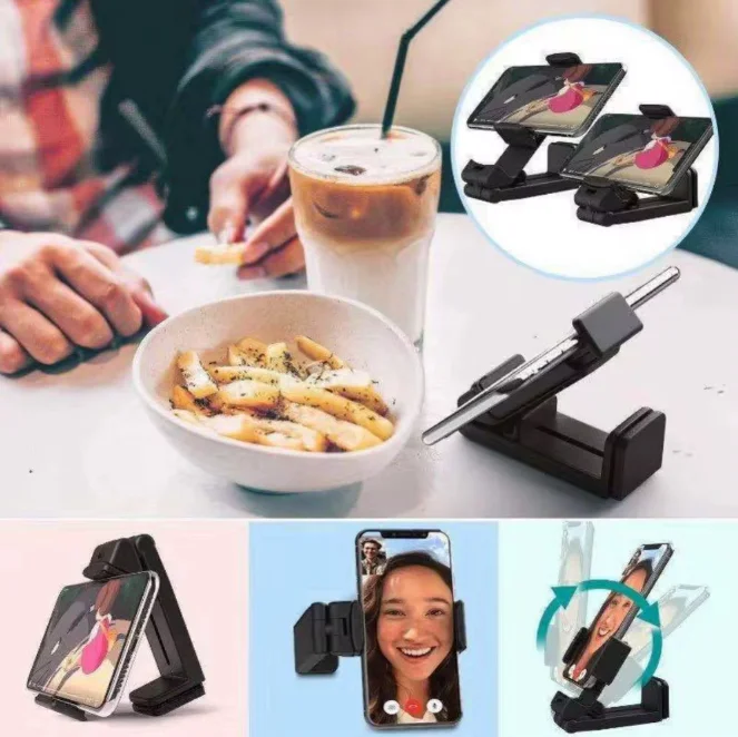 Suporte Universal Para Celular OR-SP28 Rotação 360° Ajustável e Seguro