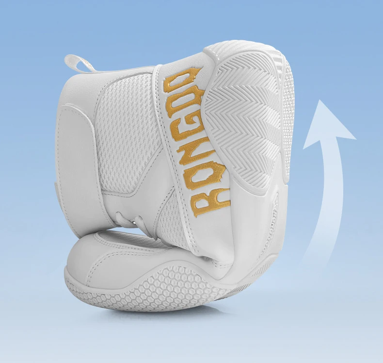 Trainings-Wrestling-Schuhe für Herren und Damen, Fitness-Boxschuhe, atmungsaktiv, leicht, rutschfest, hochwertige High-Top-Knöchelschuhe – Detail 8
