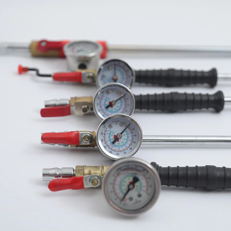 

Надувной адаптер воздушного компрессора для велосипеда, мотоцикла, автомобиля, насадка для накачивания шин с часами, стержень для быстрой накачивания