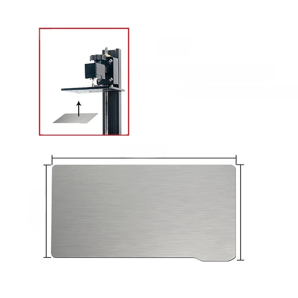 Do drukarki Anycubic Photon Mono 4 Żywiczna płyta montażowa 163x90mm Stal sprężynowa Elastyczne łóżko Magnetyczna podstawa do drukarki 3D Photon Mono 4 Ultra — zdjęcie produktu 7