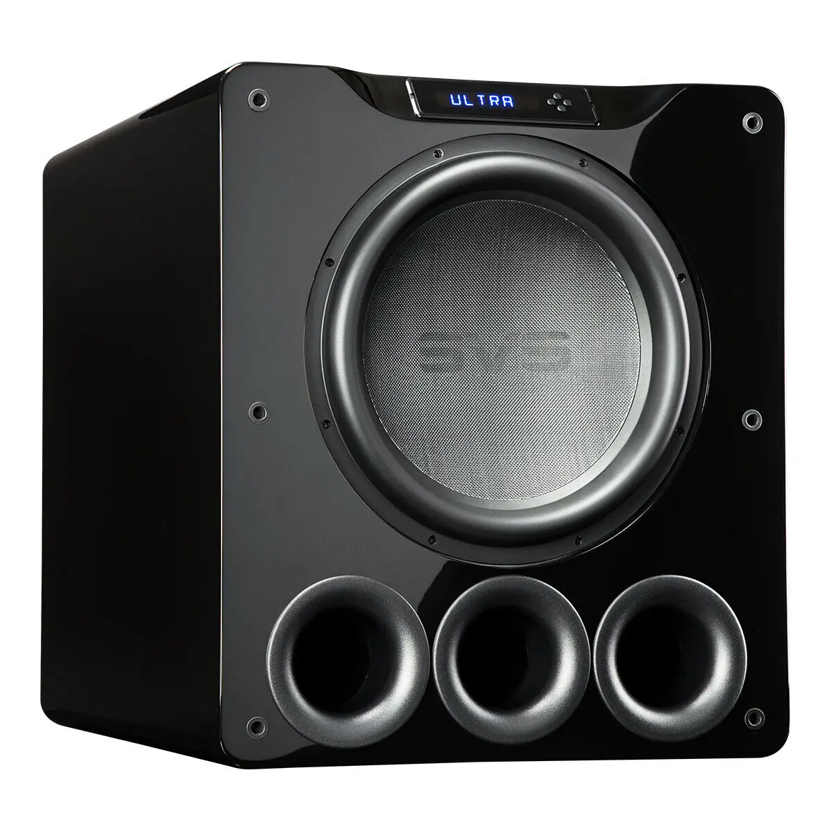 S.B.A Best  Authentic  SVS PB16 Ultra 1500 Watt 16 Ported Cabinet Subwoofer Black Oak Veneer