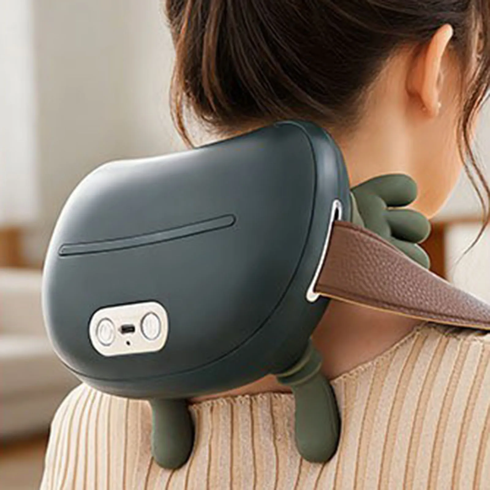 

Neck Massager Shoulder Machine For Waist Back Neck Shoulder Massager Trapezius Muscle Massager Neck Shoulder Shawl For Relaxatio