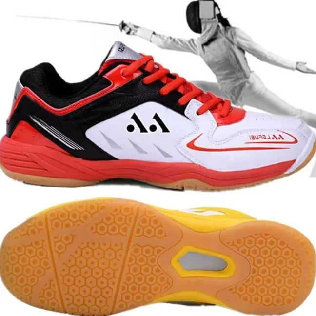 Nowe profesjonalne buty do szermierki dla kobiet i mężczyzn, buty treningowe dla studentów, ultralekkie, oddychające i odporne na zużycie buty sportowe — 2