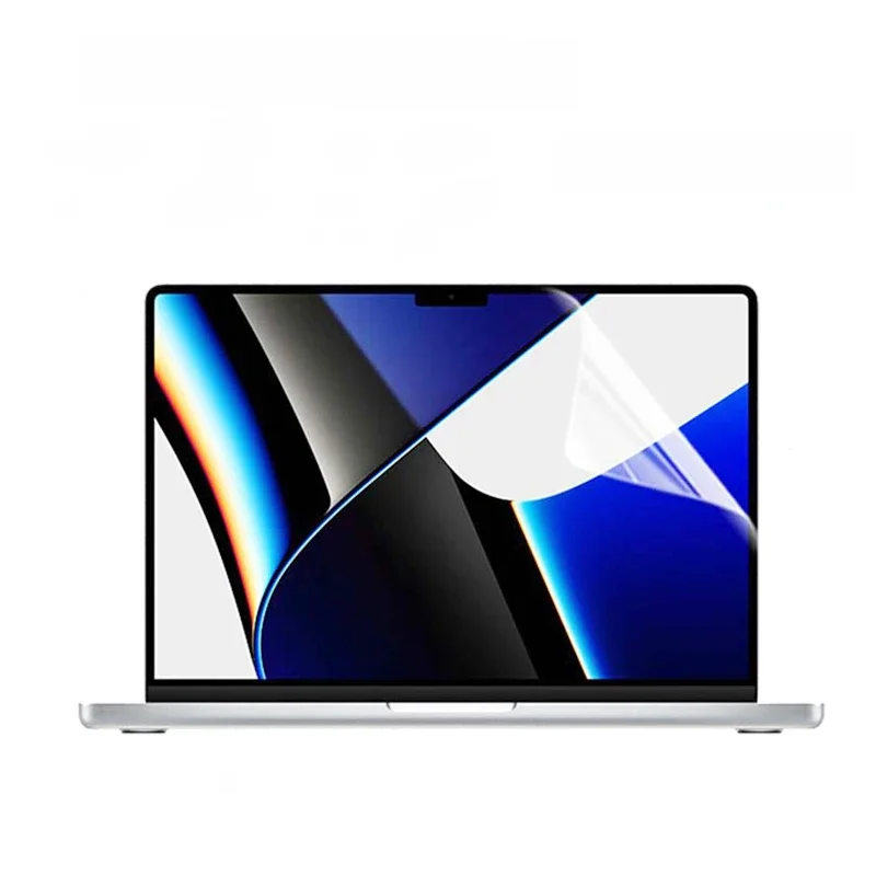 Ochraniacz ekranu HD do MacBook Pro 14 M1 M2 Pro Max Air 13 15 16 Przezroczysta miękka folia do laptopa — zdjęcie 2