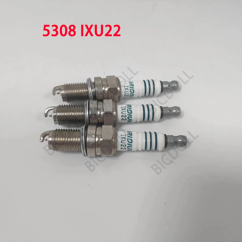 

4/6PCS 5308 IXU22 Iridium Spark Plug for BMW M5 Cayenne 911 Volkswagen R32 Audi A3 TT Quattro Chevrolet Fiat 500 Audi LMT K3-VE