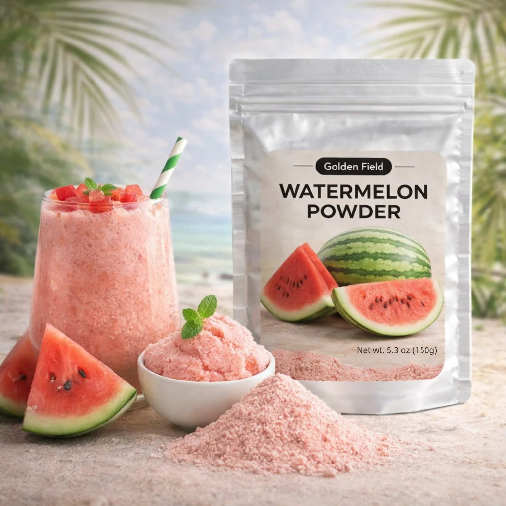 Watermelon Powder - Fruit Powder - Light Fruit Taste for Smoothies, Frozen Desserts, Baking - Fine Powder, Easy to Blend, Sealed