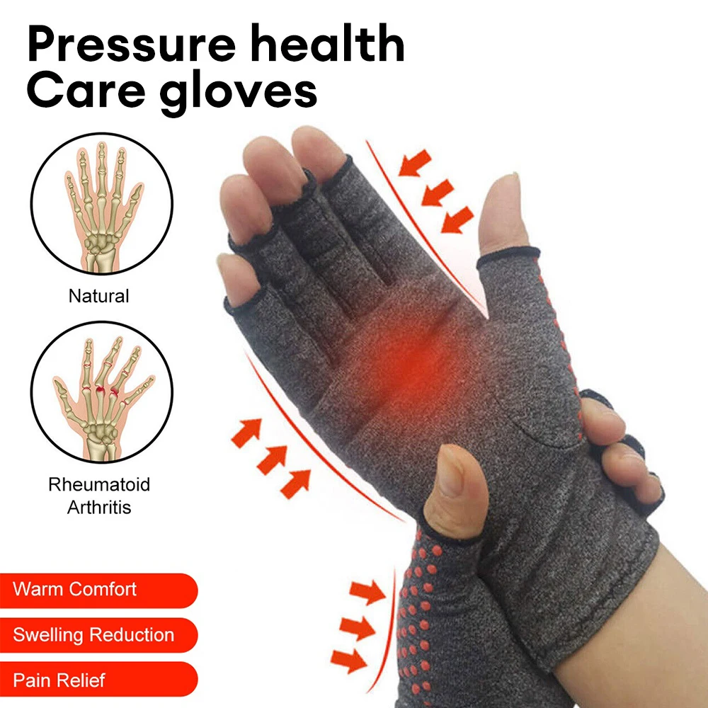 Compression Arthritis Gloves Wristband Men Women Compression Gloves Joint Pain Relief Hand Brace Pressure Gloves Wrist Support