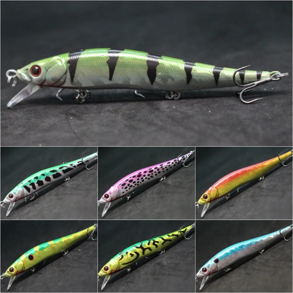 wLure 2023 Minnow Fishing Lure Jerkbait 14g 12cm Weight Transfer Wobbler Twitch Easy Long Casting Tiny Wobble Sinking M262S