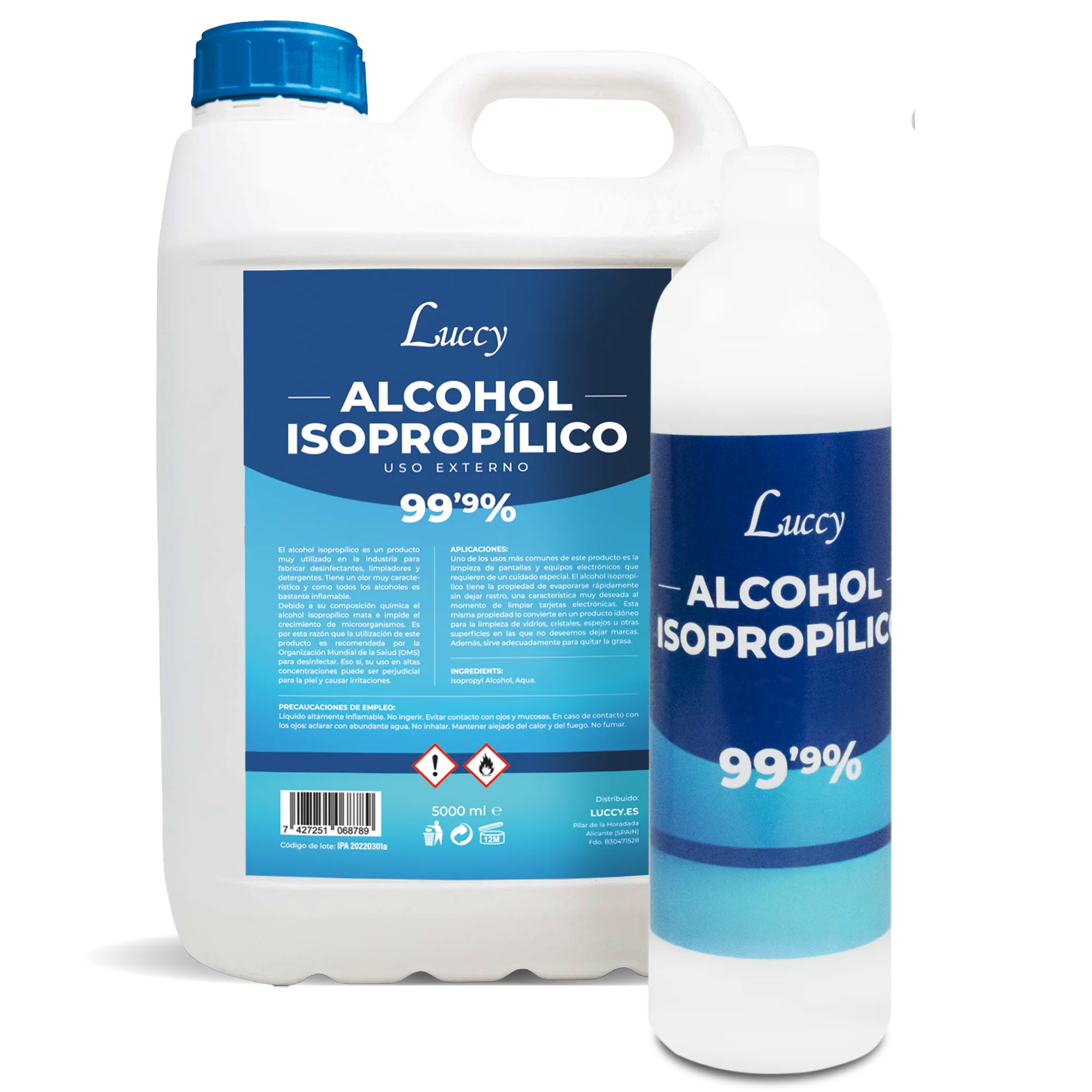 Isopropylalcohol 99,9% |     Isopropanol, ideaal voor het reinigen van elektronische componenten, desinfectie