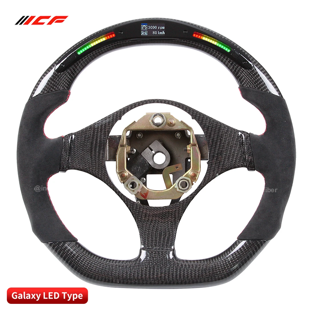 Carbon Fiber Customized LED Steering Wheel for Mitsubishi Lancer Evo Evolution VII VIII IX 7 8 9