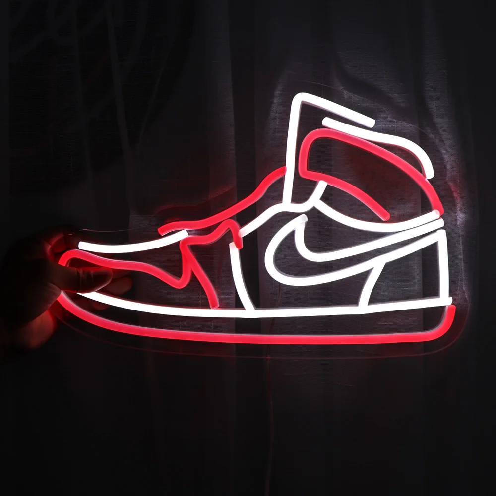Luzes LED Neon para Sapatos, Loja Decoração