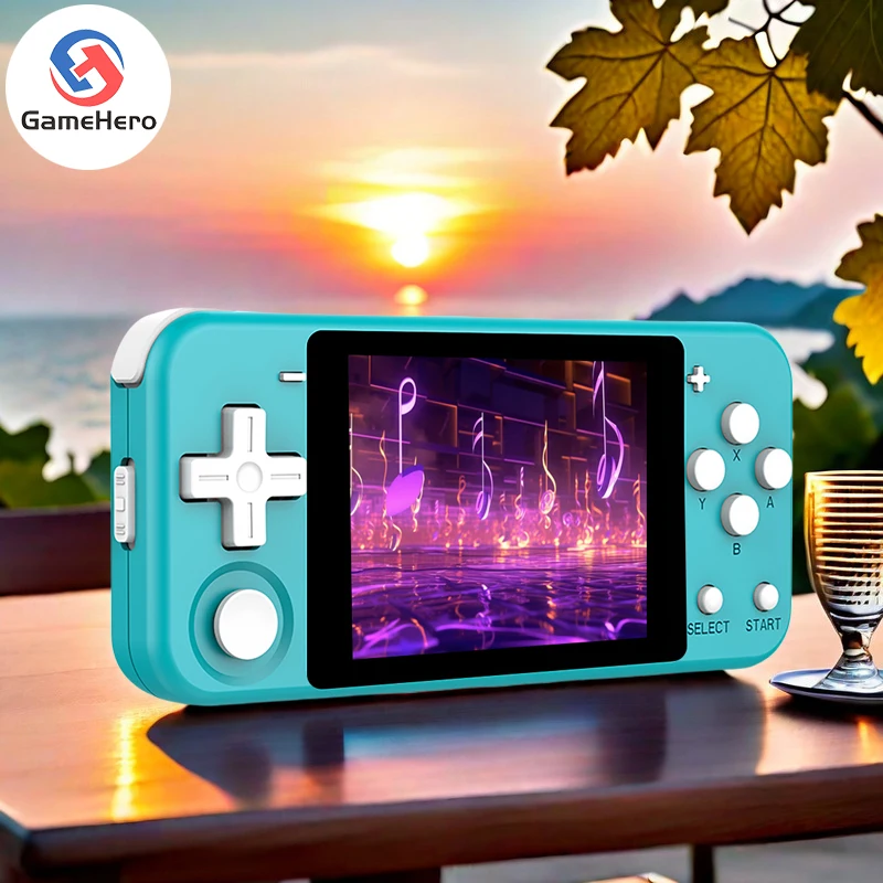 

POWKIDDY Q90 3-Inch IPS Screen Retro Handheld Game Console Dual Open System 16 Simulators PS1 Cheap Children's Gifts