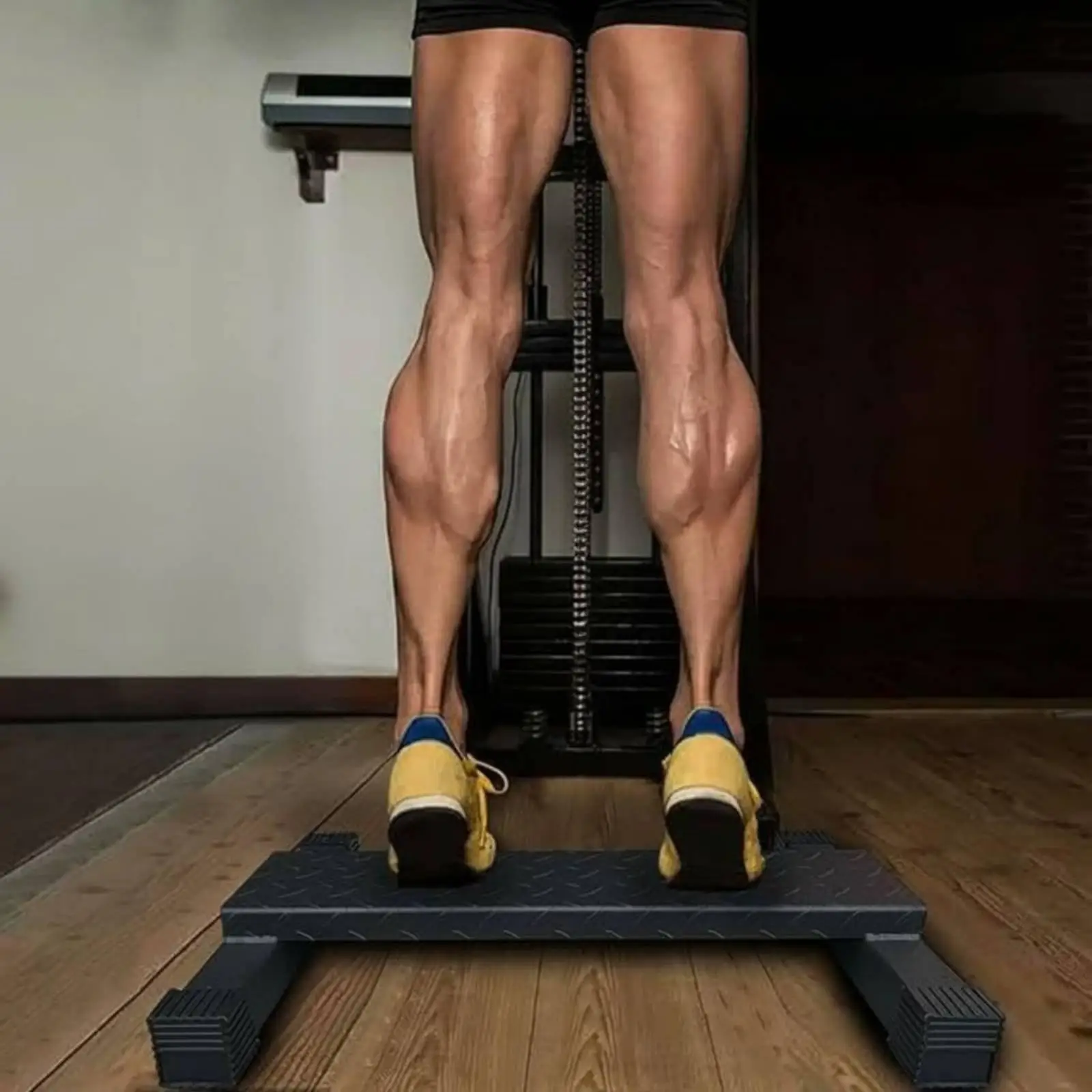 Calf Raise Platform Indoor Fitness Step Pedal Calf Stretcher for Leg Strength Jump Training Explosiveness Workout