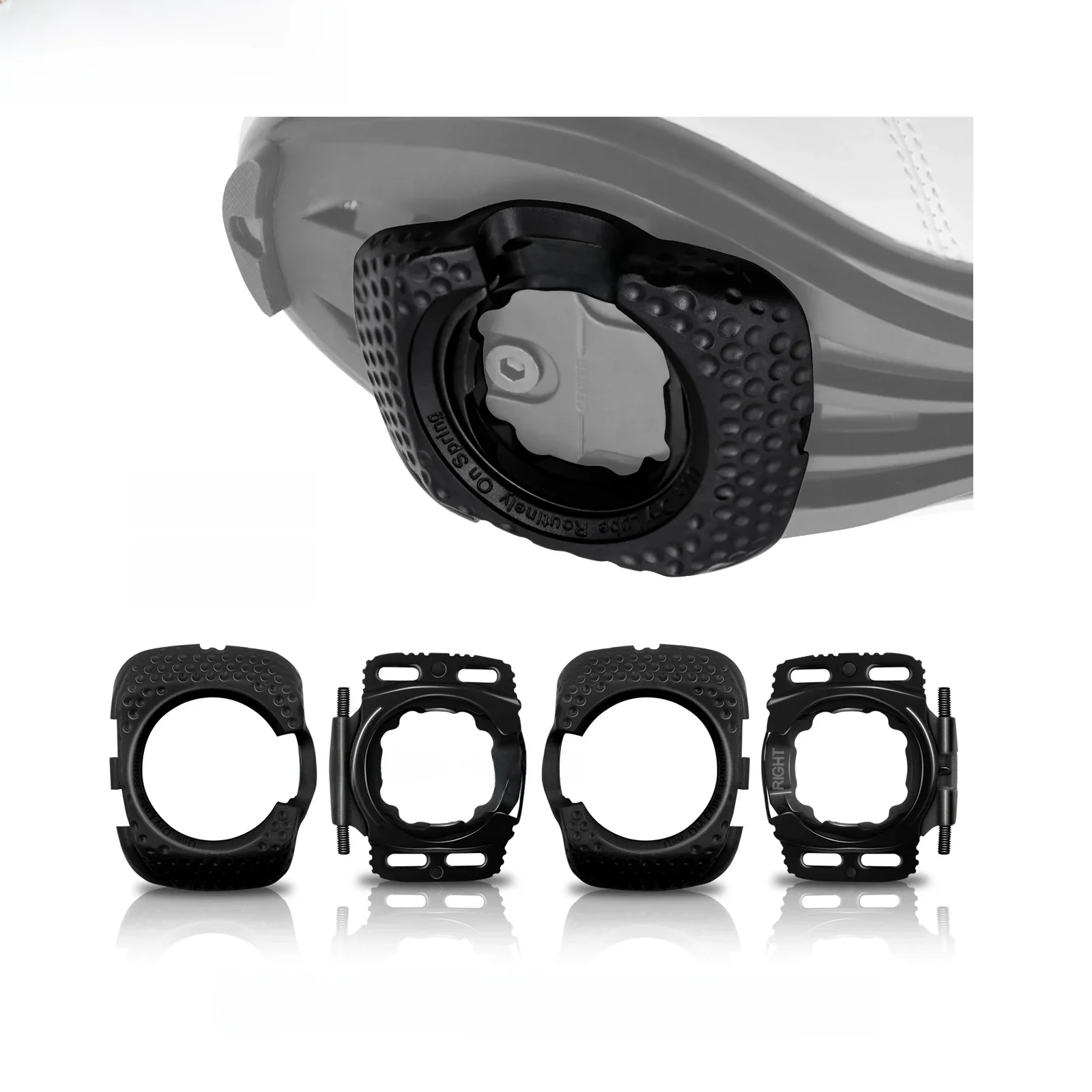 AliExpress ALLTOO 1 Pair Protective Covers Quick Release Cycling Shoes Case Cleats Self-locking Pedal Cover Aerodynamic For WAHOO SpeedPlay Zero