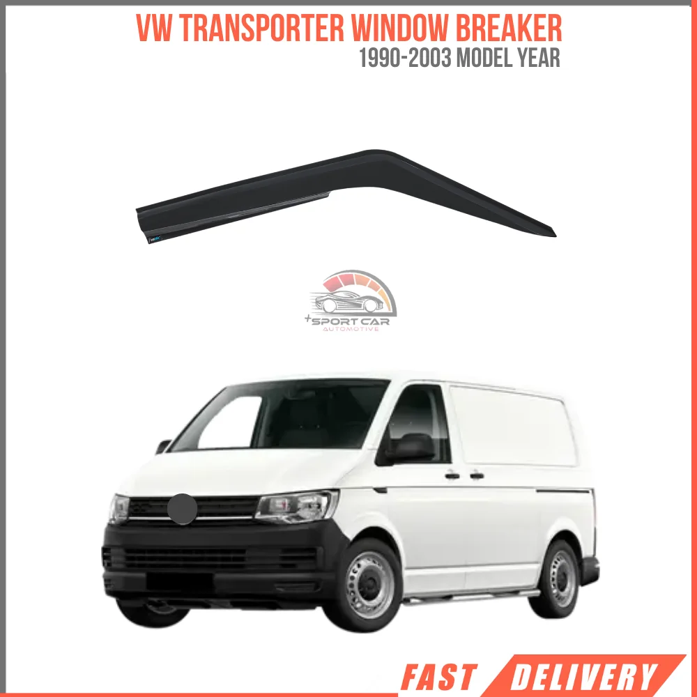 

FOR VW TRANSPORTER T-4 1990-2003 Sport Style glass spoiler 2 piece car rain protection Sport Style accessory-Free Shipping