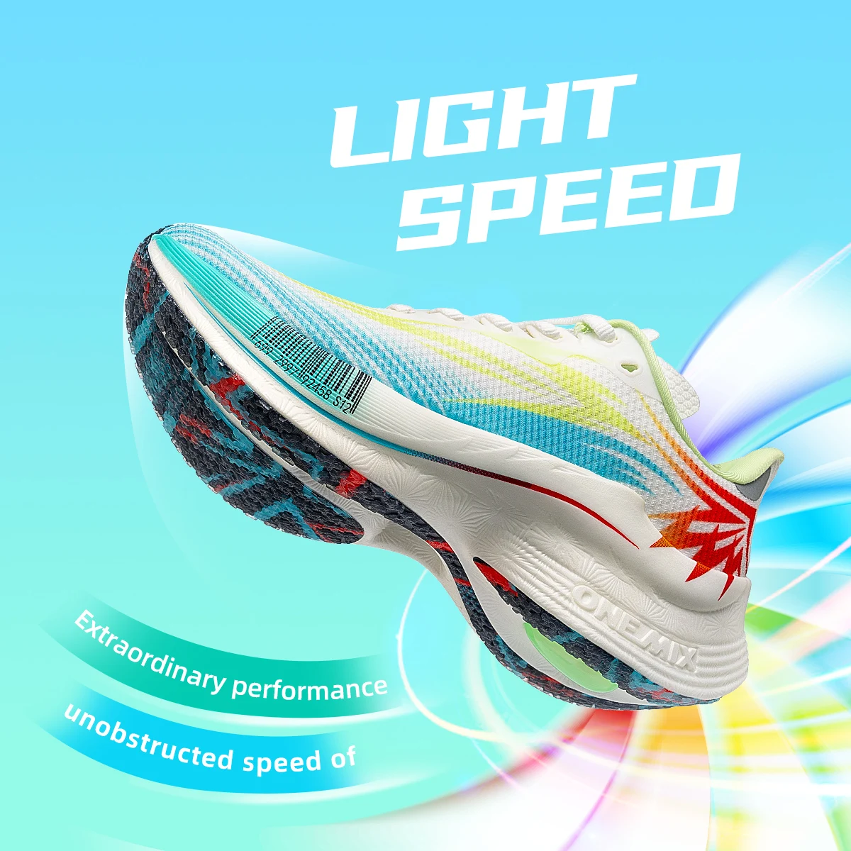 ONEMIX 2024 Professional Training Running Shoes for Men Racing Sport Shoes Breathable Women Full Sole Nylon Plate Jogging Shoes image 5