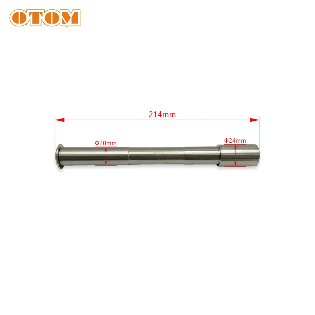 OTOM Motorcycles Accessories Front Wheel Axle With Nut Bushing For Surron Ultra Bee Sur-ron Ultrabee Electric Dirt Bike OEM Part