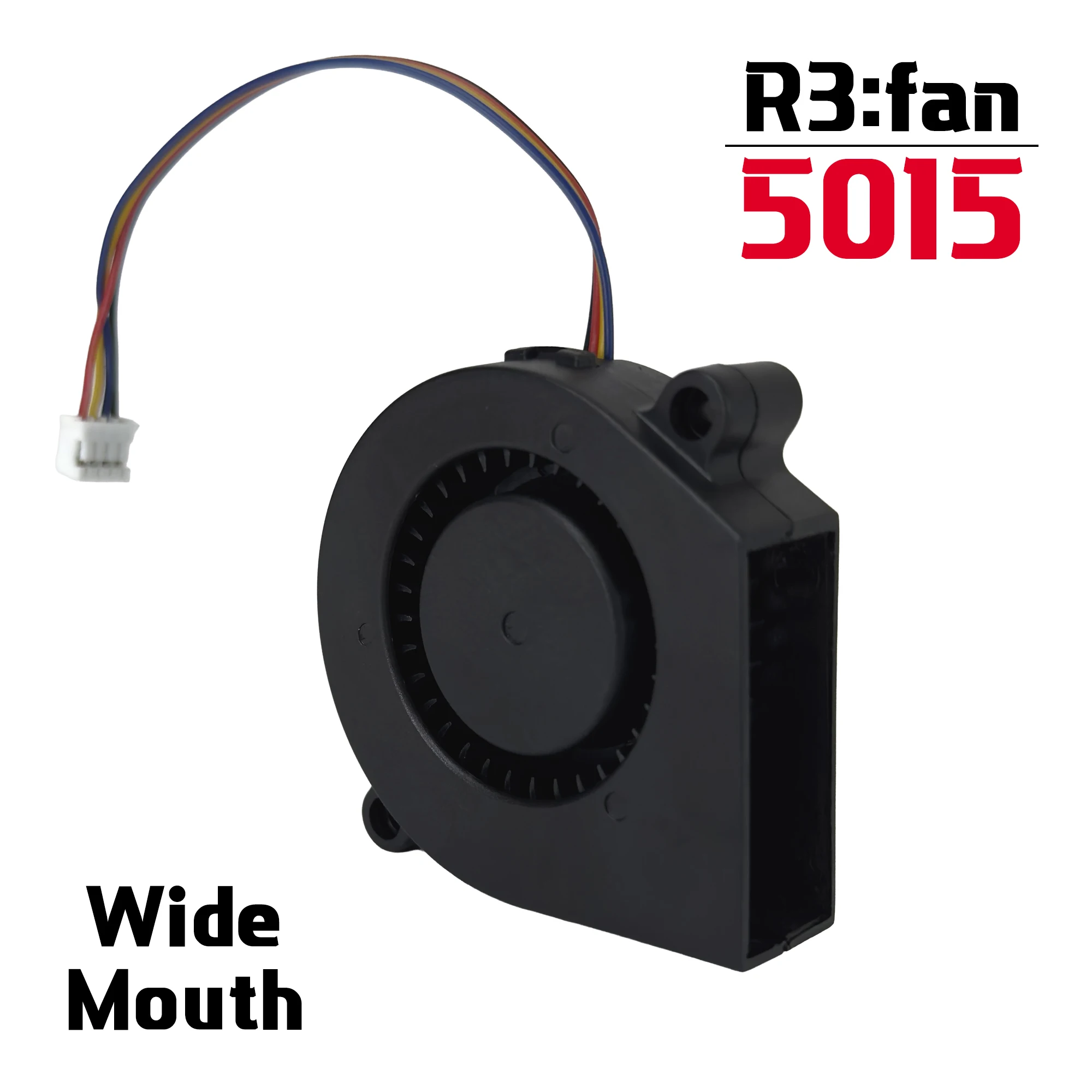 R3men - 5015 Wide Mouth Blower Fan | High Flow 5015 Cooling Fan For 3D Printers