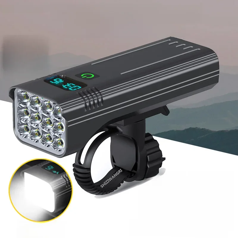 AliExpress CXWXC 10000mAh Bike Bicycle Light USB LED Rechargeable Set Mountain Cycle Front Back Highlight 12*LED